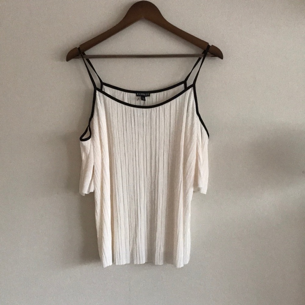 NWT Dressy Express Silky Off Shoulder Top